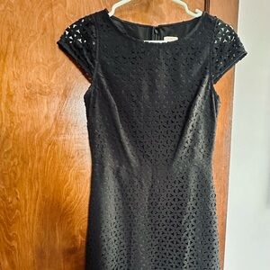 J Crew Black Diecut A-line dress - XS
